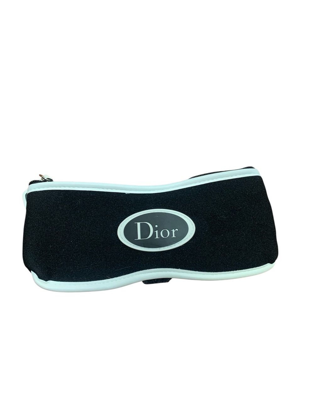 Dior Black and White Logo glasses / wallet Pouch